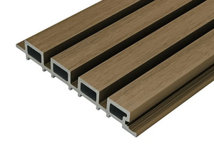 Cladco Composite Slatted Wall Cladding Panels - Teak (2.5m)