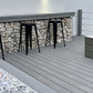 Cladco Grooved Reversible Composite Decking Board - Stone Grey (4m)