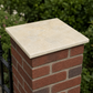 Castle Composites Limestone Pier Cap - Tandoor Yellow 370mm x 370mm