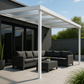 STORM Tassat Lean-to Aluminium Canopy Kit - White