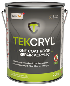 Kovertek TekCryl One Coat Acrylic Roof Repair Coating - Grey 20kg