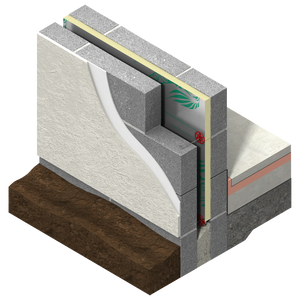 Kingspan Thermawall TW50 Partial Fill Cavity Wall Insulation Board - 1200mm x 450mm