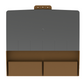 Timloc Low Profile Plain Roof Tile Vent - Brown Vent Only - No Adaptor