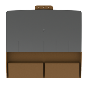 Timloc Low Profile Plain Roof Tile Vent - Brown