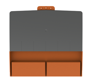 Timloc Low Profile Plain Roof Tile Vent - Terracotta