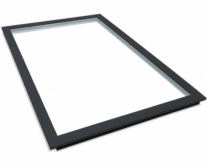 TuffX Infinity Frameless Flat Glass Rooflight - Clear Double Glazed (1.2 U-Value)