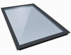 TuffX Infinity Frameless Flat Glass Rooflight - Solar Blue Double Glazed (1.2 U-Value)