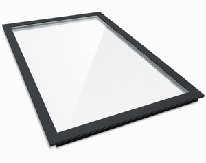 TuffX Infinity Frameless Flat Glass Rooflight - Solar Clear Double Glazed (1.0 U-Value)