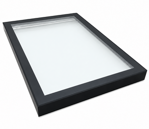 TuffX Infinity Framed Flat Glass Rooflight - Clear Double Glazed (1.2 U-Value)