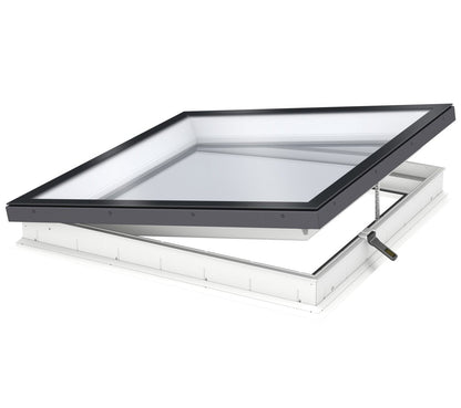 VELUX CVU 150120 S06Q SOLAR Powered Flat Glass Rooflight Package 150 x 120 cm (Including CVU Double Glazed Base & ISU Flat Glass Top Cover)