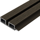 Cladco Composite Slatted Wall Cladding Double End Profile Trim - 2.5m (All Colours)