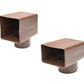 DEKS Angled Pipe Connector for Horizontal Outlets