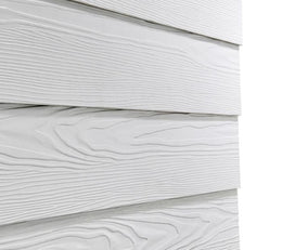 Cladco Fibre Cement Lap Cladding Boards - White (3.66m)