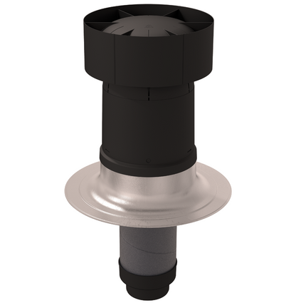 Ubbink Ventus Flat Roof Vent Terminal 160-150mm