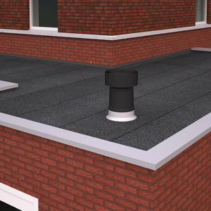 Ubbink Ventus Flat Roof Vent Terminal 160-150mm