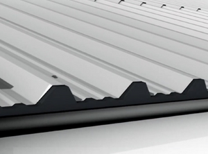 Cladco Profiled Foam Eaves & Ridge Fillers to fit 34/1000 Sheeting - Black (Pairs)