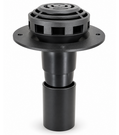 Spoutlet Single Ply Rainwater Outlet - To Fit 68mm Downpipes