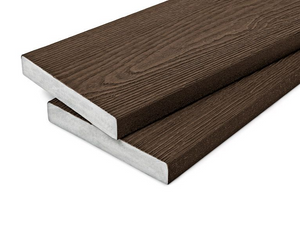 Cladco Premium PVC-ASA Woodgrain Effect Capstock Decking Board - Walnut (3.6m)