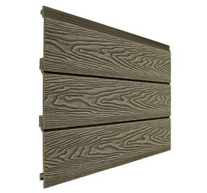Cladco Composite Woodgrain Effect Wall Cladding Board - Olive Green (3.6m)
