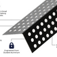 Cladco Aluminium Perforated Closure for Fibre Cement Cladding - 3m