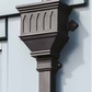 Brett Martin Square 65mm Cast Iron Effect Socketed Downpipe with Lugs - 1.8m (BR5018LCI)