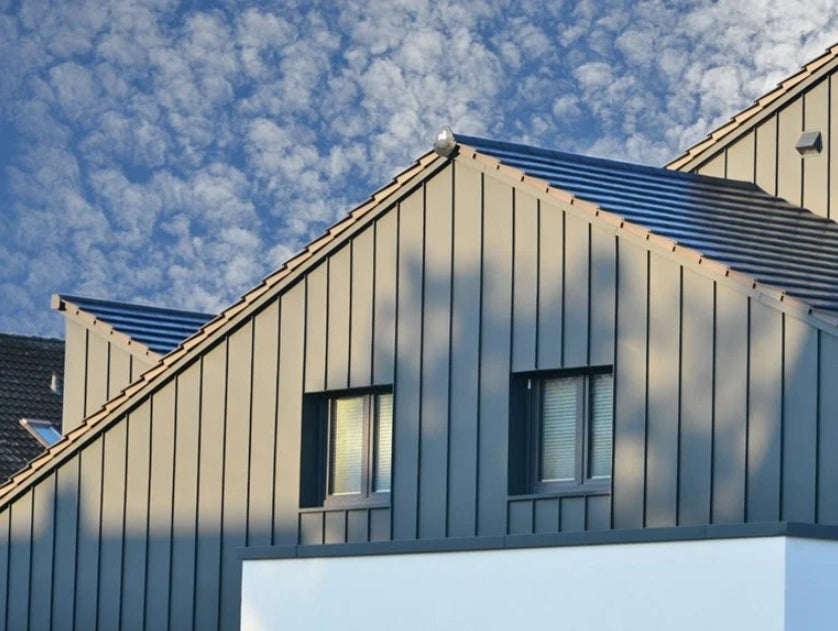 Cladco GreenCoat 0 7 Steel Standing Seam Roof Sheet Without Eaves Lip cladco-greencoat-0-7-steel-standing-seam-roof-sheet-without-eaves-lip