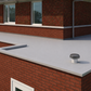 Ubbink OFT-1F Flat Roof Vent / Terminal (110mm Diameter)