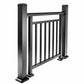 Cladco Balustrade Handrail Post - Powder Coated Aluminium