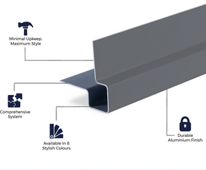 Cladco Fibre Cement Click Cladding External Corner Trim - 3m (All Colours)