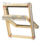 Keylite Clear Lacquered Pine Centre Pivot Roof Window