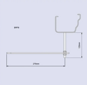 Brett Martin Prostyle 106mm Cascade Rise & Fall Bracket (BRF8CI)