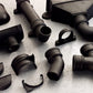 Brett Martin Corner Round 68mm Cast Iron Effect Corner Coupler & Lugs (BR2506LCI)