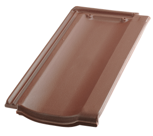 British Ceramics Novel Clay Roof Tile - Brown