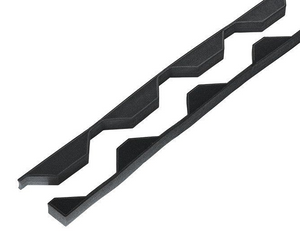 Cladco Profiled Foam Eaves & Ridge Fillers to fit 34/1000 Sheeting - Black (Pairs)
