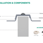 Poly X Modular Polycarbonate Clear Roof Sheet (Pack of 10 sheets)