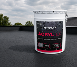 Restec ACRYLTEX One Coat Roof Repair - 20kg Black
