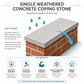 Classical Creations Once Weathered Coping Stones - Sandstone