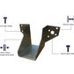 Cladco Face Fix Joist Hangers 50mm x 75mm (individual)