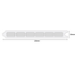 Cladco ProFence Composite Fencing Panel - Onyx (1.84m)