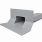 GRP Fibreglass Horizontal Through Wall / Parapet Outlet - 520mm