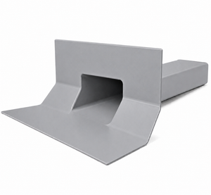 GRP Fibreglass Horizontal Through Wall / Parapet Outlet - 520mm