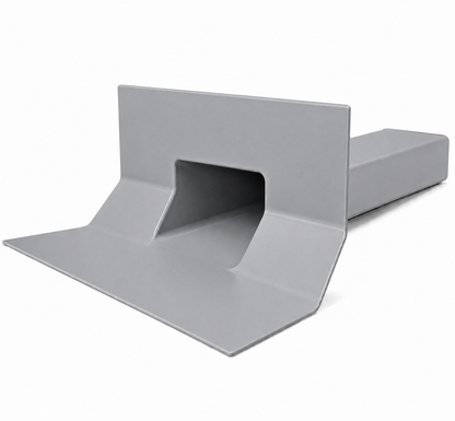 GRP Fibreglass Horizontal Through Wall / Parapet Outlet - 520mm