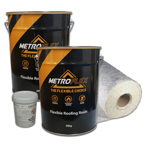 MetroFlex Flexible GRP Fibreglass Roofing Kit - 14m2