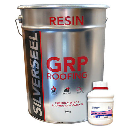 Silverseel GRP Roofing Base Resin 20kg (including Catalyst)