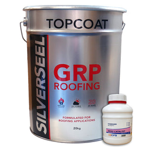 Silverseel GRP Roofing Topcoat 20kg (including Catalyst)