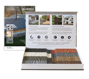 Cladco Signature Woodgrain Composite Wall Cladding Sample Pack