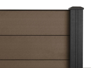 Cladco Signature Composite Fencing Panel - Coffee (3.6m)