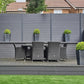 Cladco Composite Fencing Panel - Charcoal (3.6m)