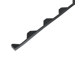 Cladco Profiled Foam Eaves Fillers to fit 34/1000 Sheeting - Black