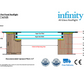 TuffX Infinity Frameless Flat Glass Rooflight - Clear Triple Glazed (0.7 U-Value)